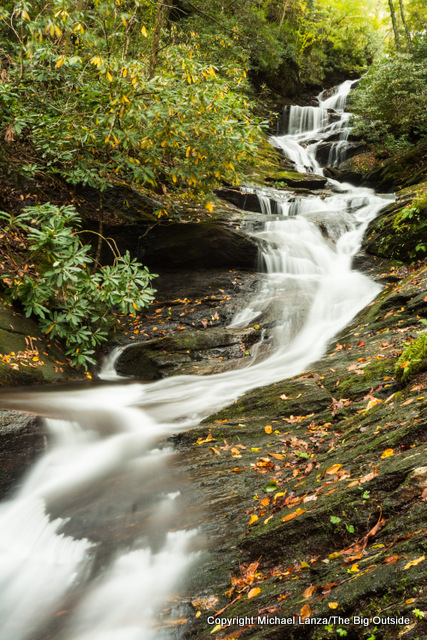 Roaring Fork Falls, Bosque Nacional Pisgah, Carolina del Norte