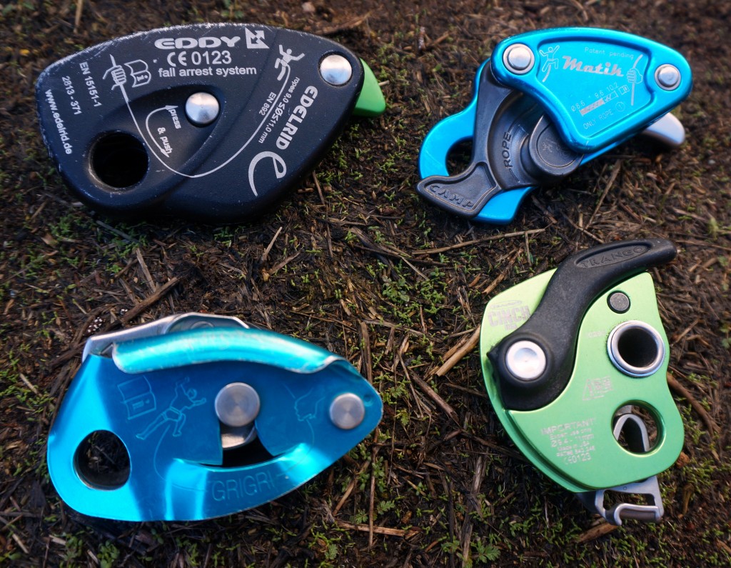 Revisión del dispositivo de aseguramiento edelrid eddy: la diferencia de tamaño entre los cuatro bloqueos asistidos activos...