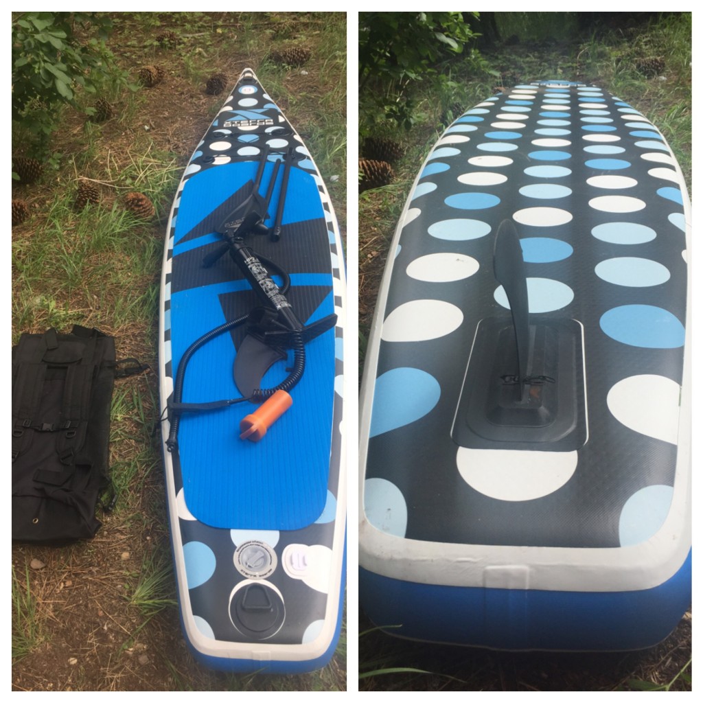 Revisión del sup inflable xterra touring: la tabla xterra tenĆa una parte superior llamativa, pero resultó ser menos estable...