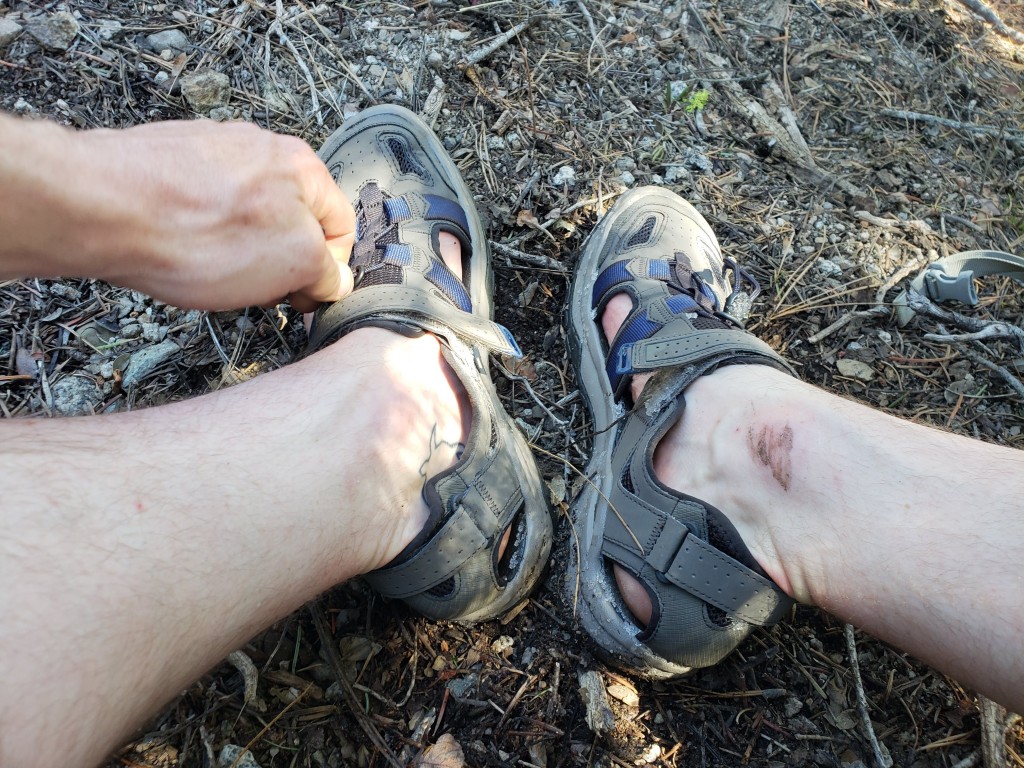 Revisión de las sandalias teva omnium 2 para hombre: si bien apreciamos tres puntos de ajuste diferentes, parecen...