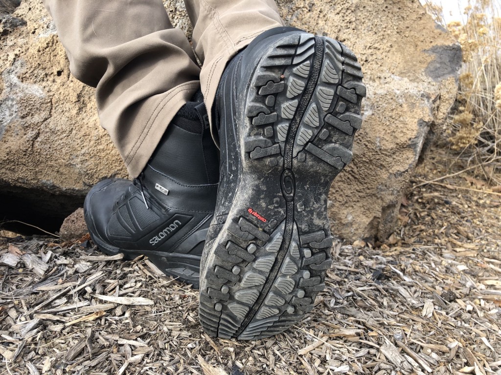 Revisión de las botas de invierno Salomon Toundra Pro Cswp: la tracción de esta bota recuerda un poco a la de un neumÔtico de automóvil...