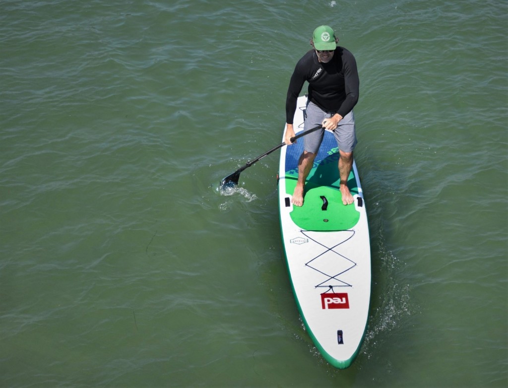 Revisión de sup inflable red paddle co voyager+ msl: el voyager+ msl incluye una tonelada de velocidad y rendimiento en su 13'2"...