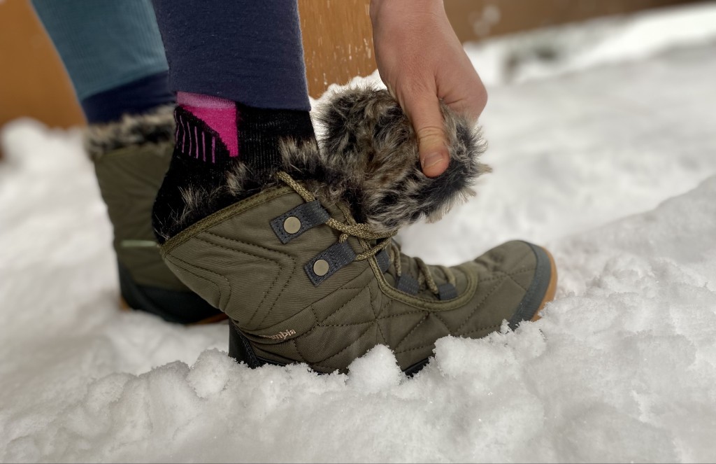 Revisión de las botas de invierno Columbia Minx Shorty III para mujer: el interior de piel sintética del Minx Shorty III era muy suave pero...