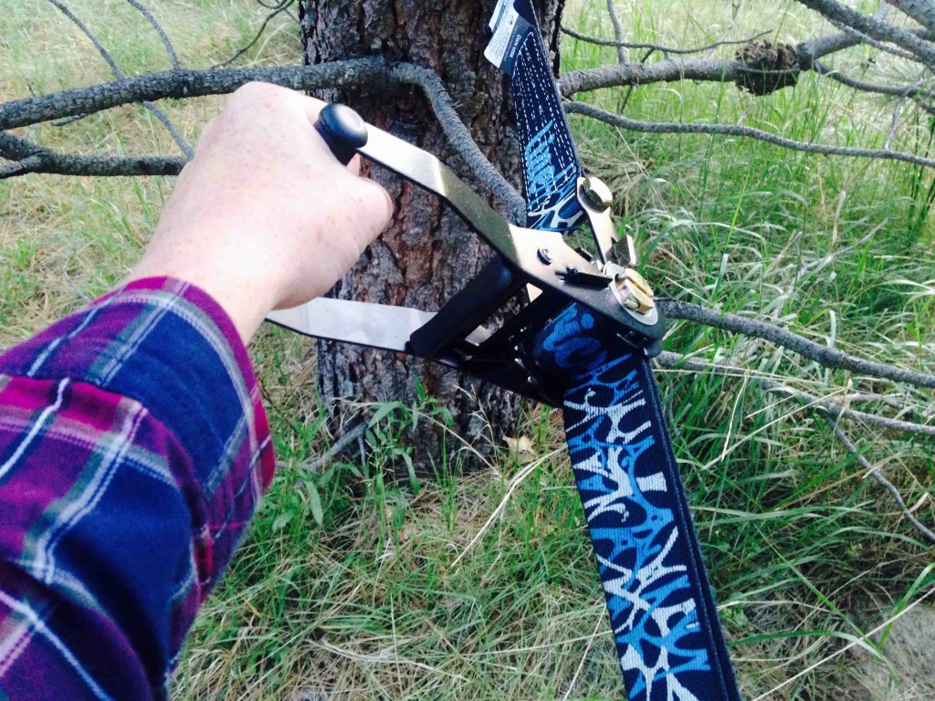 Línea de trucos de Slackline Industries: un mango cómodo y un trinquete de alta eficiencia hacen que esta línea sea fácil de...