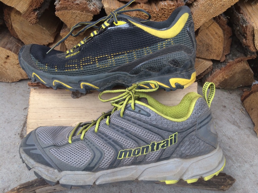 Revisión de las zapatillas de trail running la sportiva wildcat 3.0 para hombre: parte superior de malla gruesa similar en el caldorado (abajo) y el wildcat...