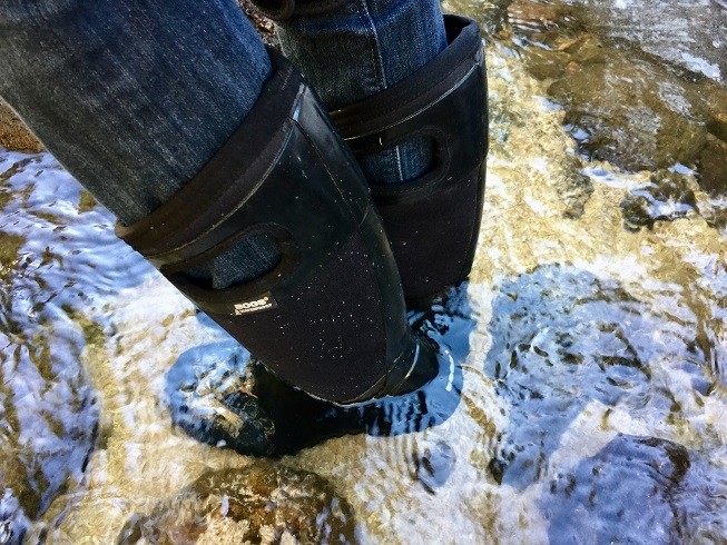 Revisión de las botas de lluvia altas de North Hampton para mujer: el pozo aislante sólido de North Hampton en un rĆo helado en el...