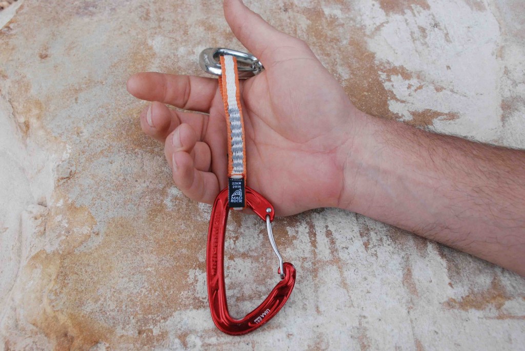 Cinta exprés ultraligera Mad Rock: ¡un cabestrillo fino como este es muy difícil de agarrar! mejor simplemente tomar...