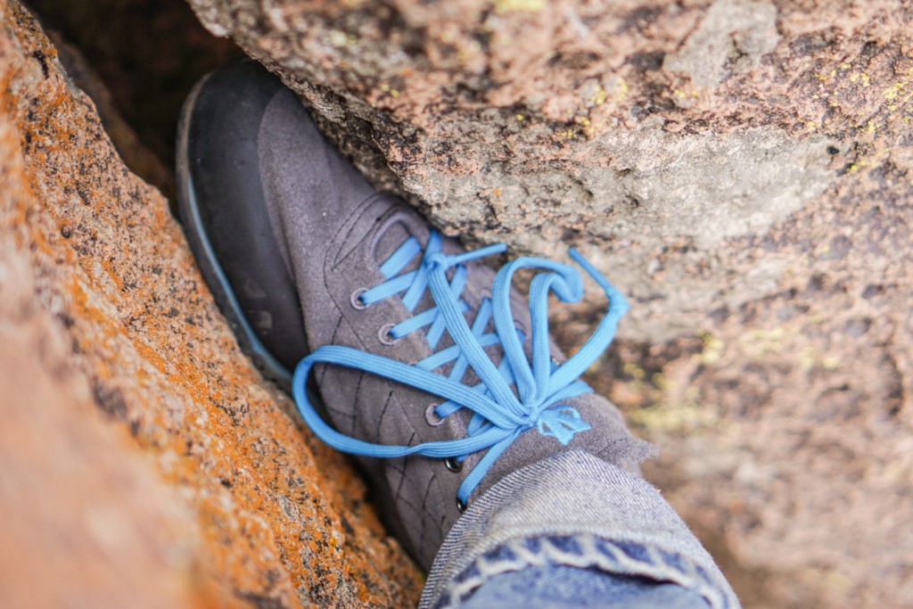 Revisión de los zapatos de aproximación evolv zender: hay mucho espacio adicional en estos zapatos, incluso cuando estÔn bien atados...