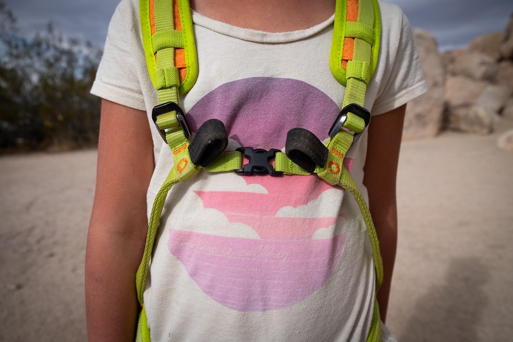 Revisión del arnés de escalada edelrid fraggle ii para niños: dos hebillas deslizantes fÔciles, dos puntos de amarre robustos y una hebilla frontal...