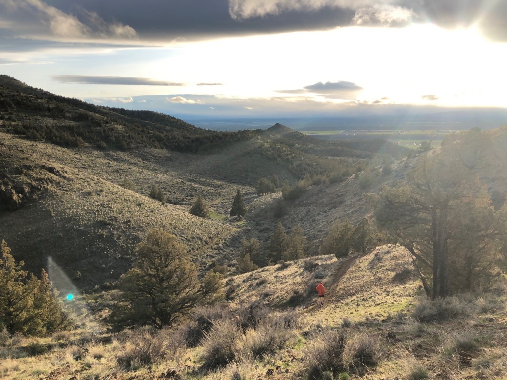 Revisión de las zapatillas de trail running saucony peregrine iso para hombre: correr bajo la luz del sol de la tarde en las colinas que rodean la colina gris...