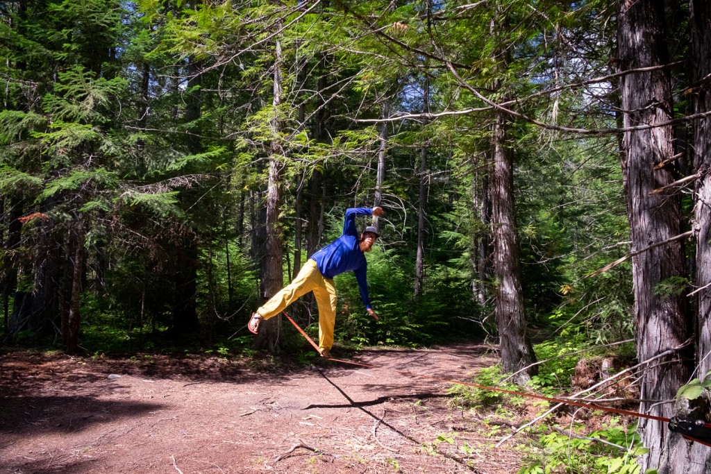 Revisión de slackline del kit completo de mono zen: un mono zen en su hÔbitat natural.
