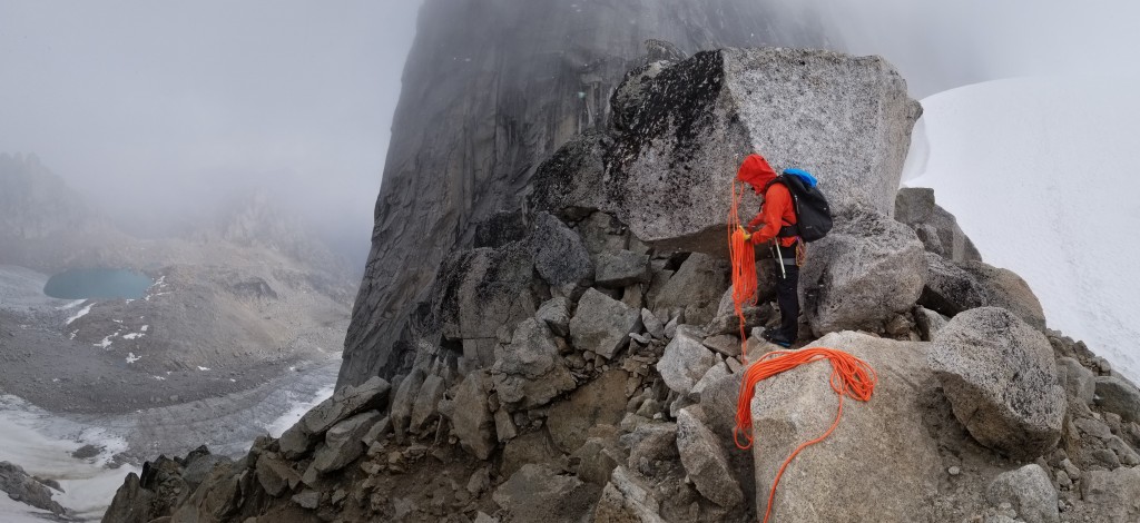 Revisión de la cuerda de escalada mammut revelation: hacer rÔpel en una tormenta de nieve desde el collado bugaboo-snowpatch, enrollarse...