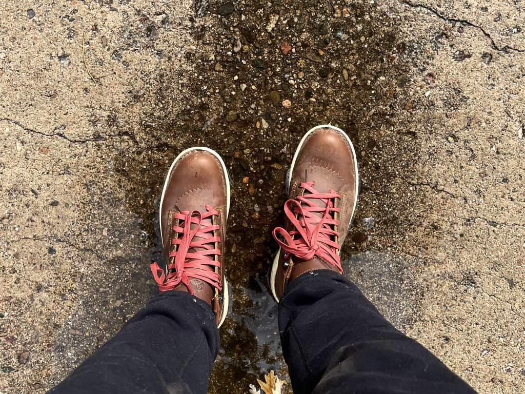 Revisión de botas de lluvia danner logger 917 gtx para mujer: estÔn hechas con materiales de alta calidad, como cuero de plena flor.
