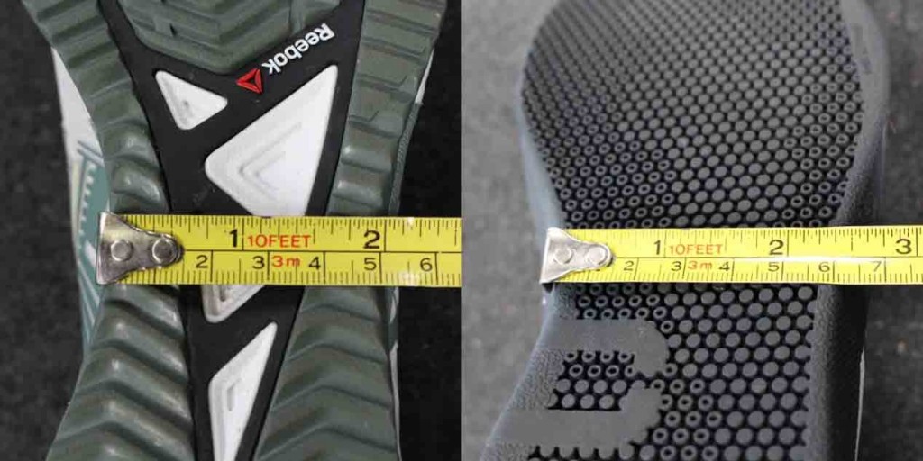 Revisión de zapatos reebok sprint 2.0 para mujer para crossfit: el ancho estrecho del sprint (izquierda) en el arco combinado con...