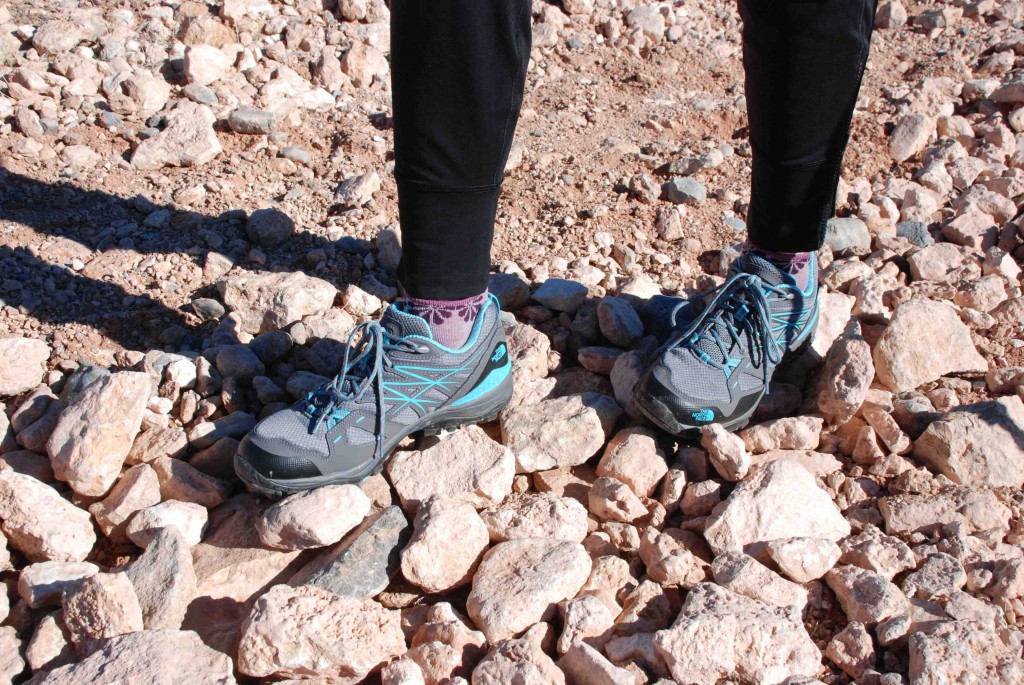 Revisión de los zapatos de senderismo North Face Hedgehog Fastpack GTX para mujer: estos excursionistas mÔs blandos no ofrecen la mejor estabilidad en terrenos accidentados.