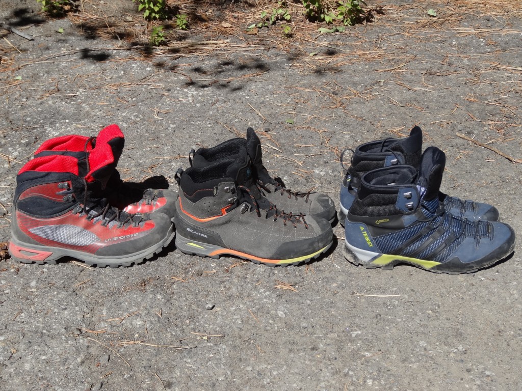 Botas de montaƱa adidas terrexscope high gtx para hombre: la sportiva trk, scarpa zodiac y adidas terrexscope son de gama media...