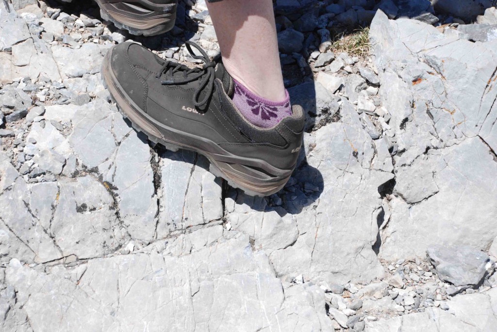 Revisión de zapatos de senderismo lowa renegade gtx lo para mujer: la suela y la entresuela de este zapato son increĆblemente rĆgidas, asĆ que mientras...