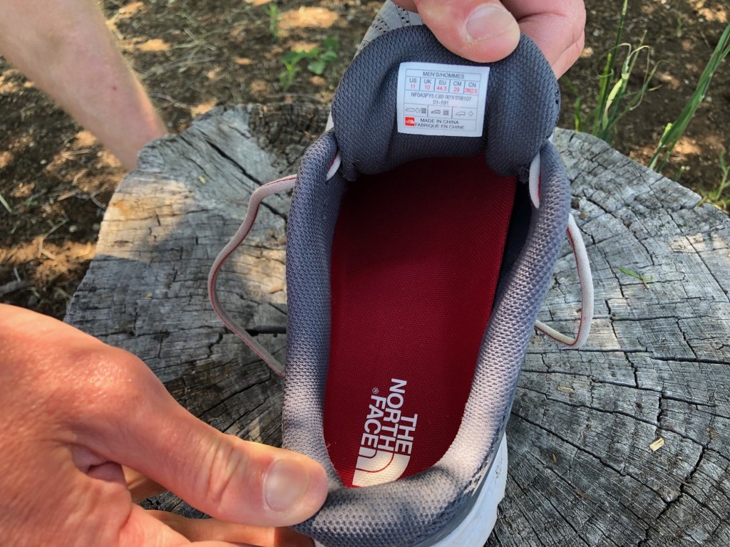 Revisión de las zapatillas de trail running North Face Ampezzo para hombre: ”este es un zapato muy cómodo! el interior del interior es...
