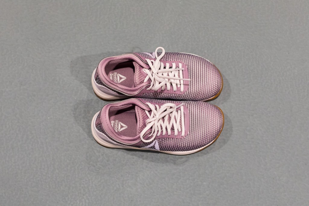 Reebok nano 8.0 flexweave para revisión de zapatos de mujer para crossfit: Reebok se mantuvo fiel a la moda nano con la puntera ancha en el 8.