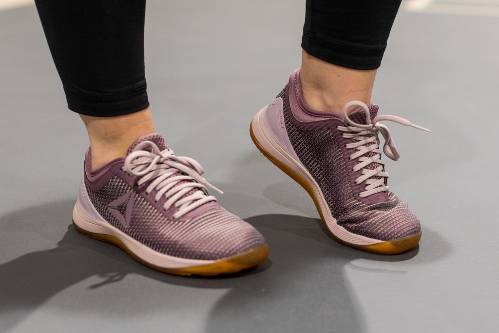 Revisión de zapatos reebok nano 8.0 flexweave para mujer para crossfit: el soporte fue excelente con levantamientos pesados āācon barra, pero el botĆn interior...