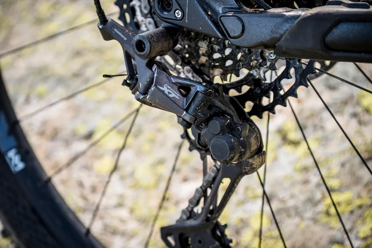 Cambios Shimano XT en Cube Stereo 170 SL 29